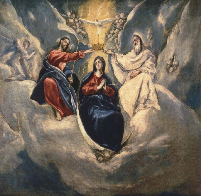 El Greco The Coronation ofthe Virgin Sweden oil painting art